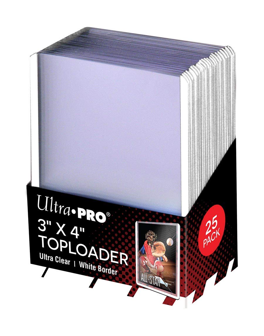 Ultra Pro Lot de 25 chargeurs à Bordure Blanche 7,6 x 10,2 cm