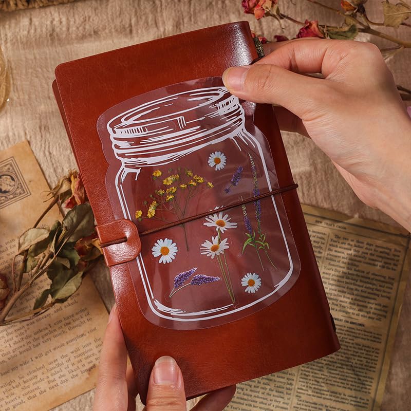 Image of NVF Store Natural Pressed Dried Flowers Set for Resin Art, Scrapbooking, Nail Art, Phone Case Decoration, DIY Crafts, Epoxy Jewelry Making & Greeting Cards - Real Botanical Flower Stickers