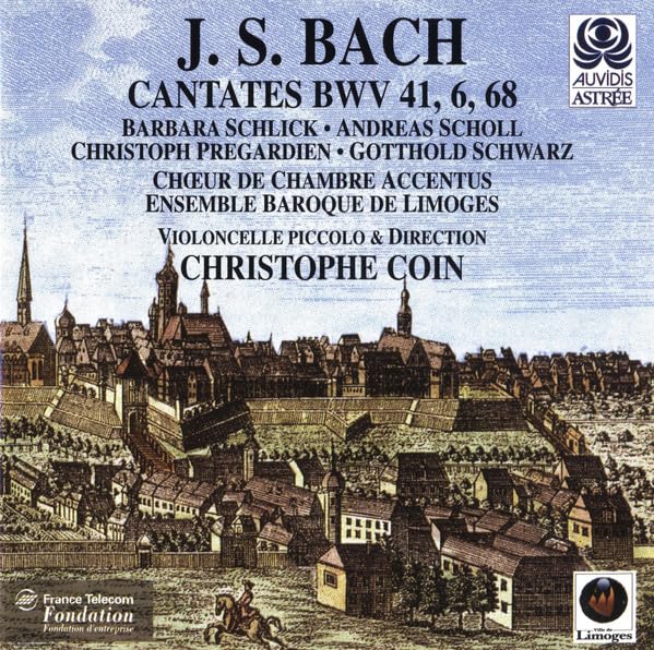 Cantatas Bwv 6 41 & 68 [Audio CD] Bach; Coin and Accentus Chamber Choir