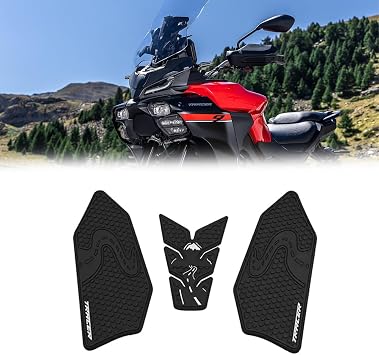 for Yamaha Tracer 9 GT TRACER9 Tracer 9GT 2025 2026 Motorcycle Accessories Side Fuel Tank Grips Tank Pads Protector Stickers Decal Gas Knee Grip Traction Pad Tankpad PVC Rubber Black