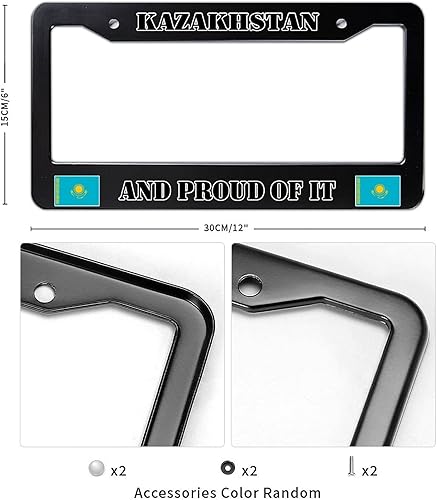 Miniatura 9 de Marco de matrícula de automóvil con bandera de Finlandia y orgulloso de ello, decorativo, novedoso, marco de matrícula de aluminio, regalo de