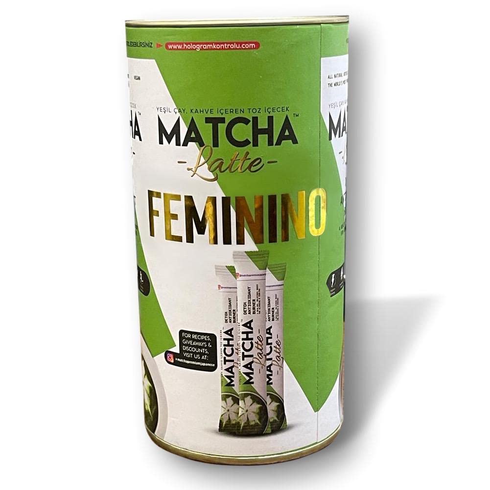 FEMININO Matcha Green Tea Detox Japanese Original (Coconut)
