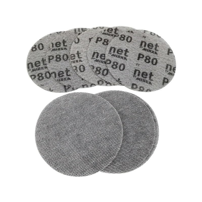 Carta vetrata a griglia da 5 pollici 125 mm for levigatura di mastice abrasivo for auto rotondo(120,50 pcs a box)