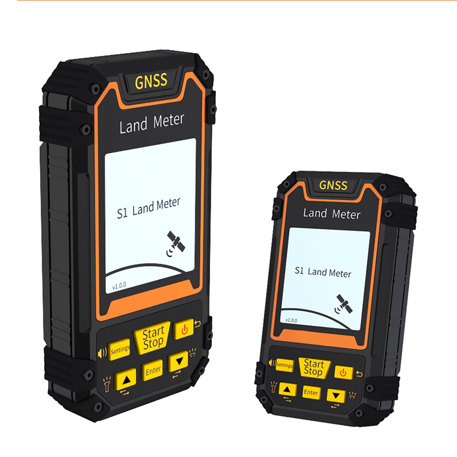 Mesure du Terrain pour La Mesure De La Distance De La Pente De La Zone, Mémètre GPS, Machine D'arpentage GPS Land Metter avec Écran Couleur
