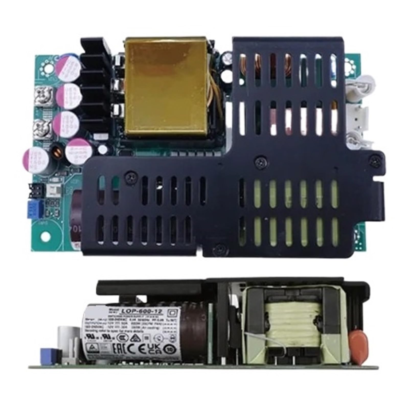 Alimentation 600W open frame LOP-600-27 à tension 27V pour intégration industrielle