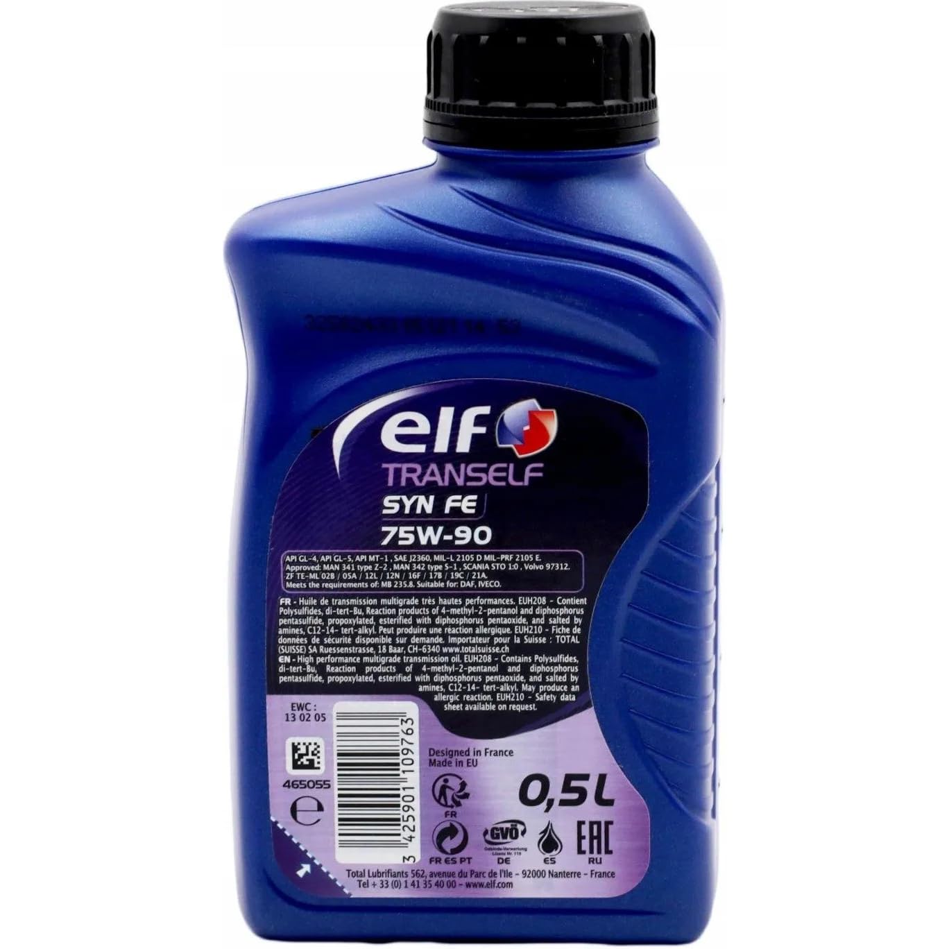 Amazon | エルフ (ELF) ギヤオイル TRANSELF SYN FE 75W-90 全化学合成