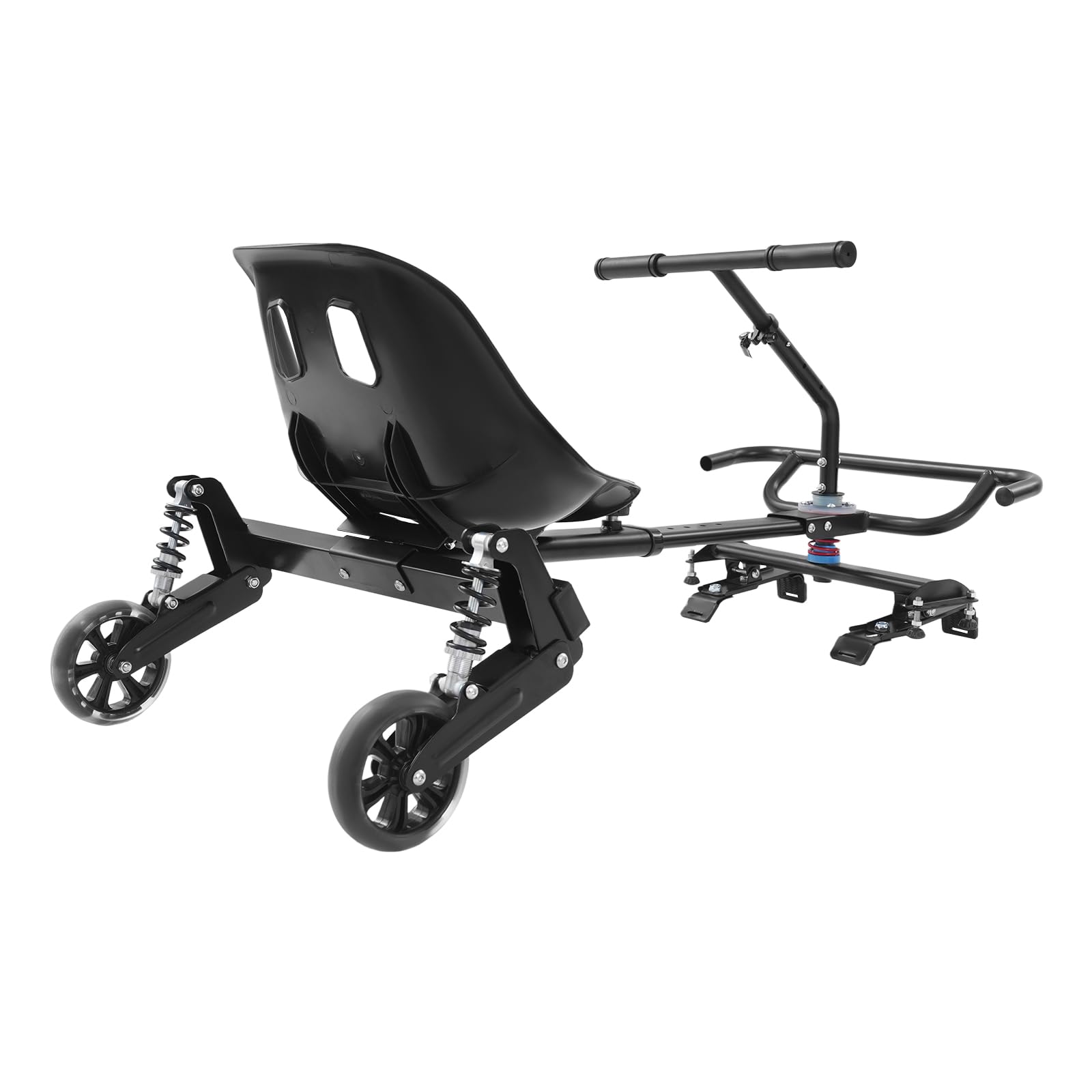 Soporte ajustable negro para scooter autoequilibrado, accesorio para asiento de scooter autoequilibrado, para el hogar, gimnasio, actividades al aire libre, 110 x 52 x 60 cm