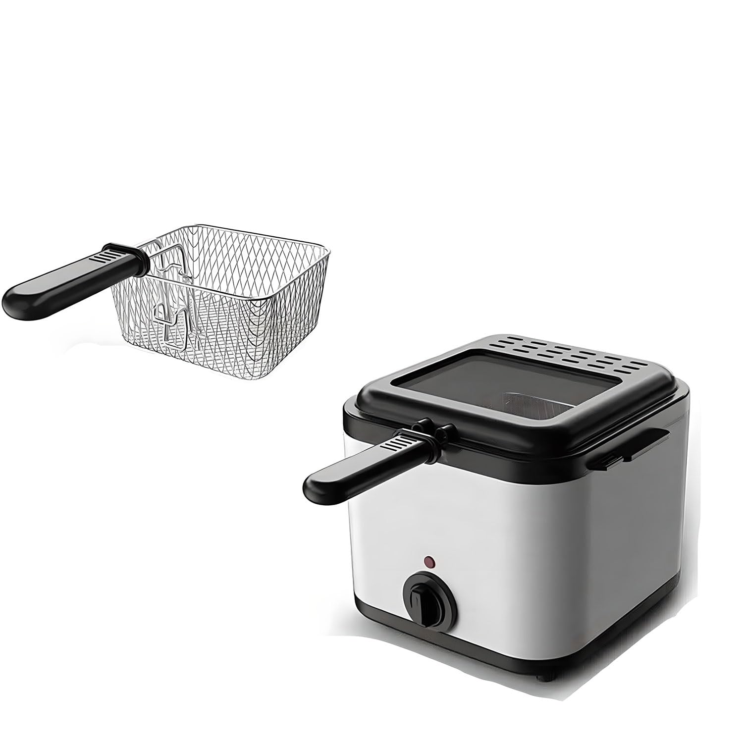 Friteuse familiale sécurisée pour frites et poulet croustillant