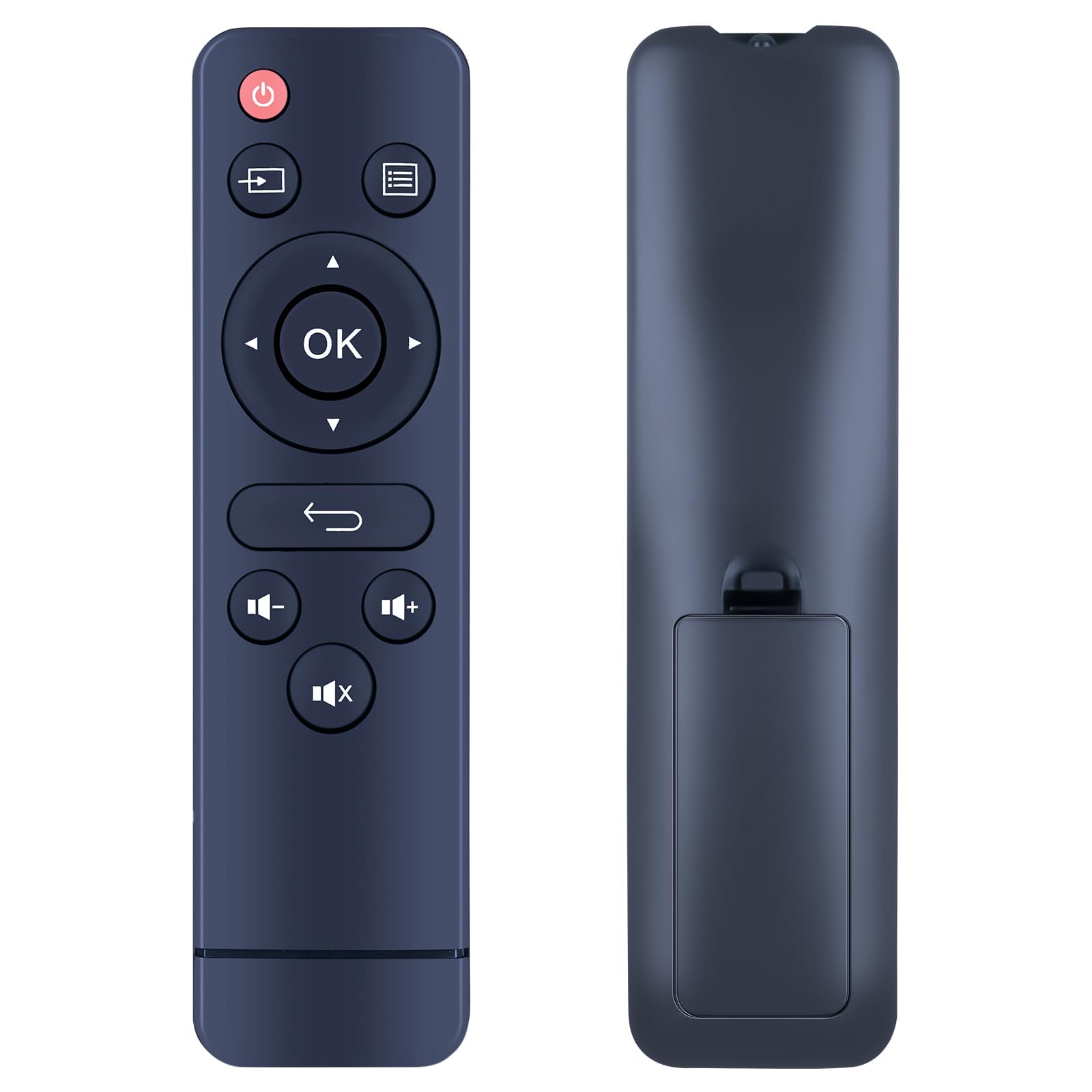 Nuevo Control Remoto de reemplazo Compatible con YABER V2 U2 1080P Full HD Mini Beamer/CiBest/XuanPad HOMPOW T20 T25 Proyector portátil/CLOKOWE 2024 Proyector portátil Mejorado