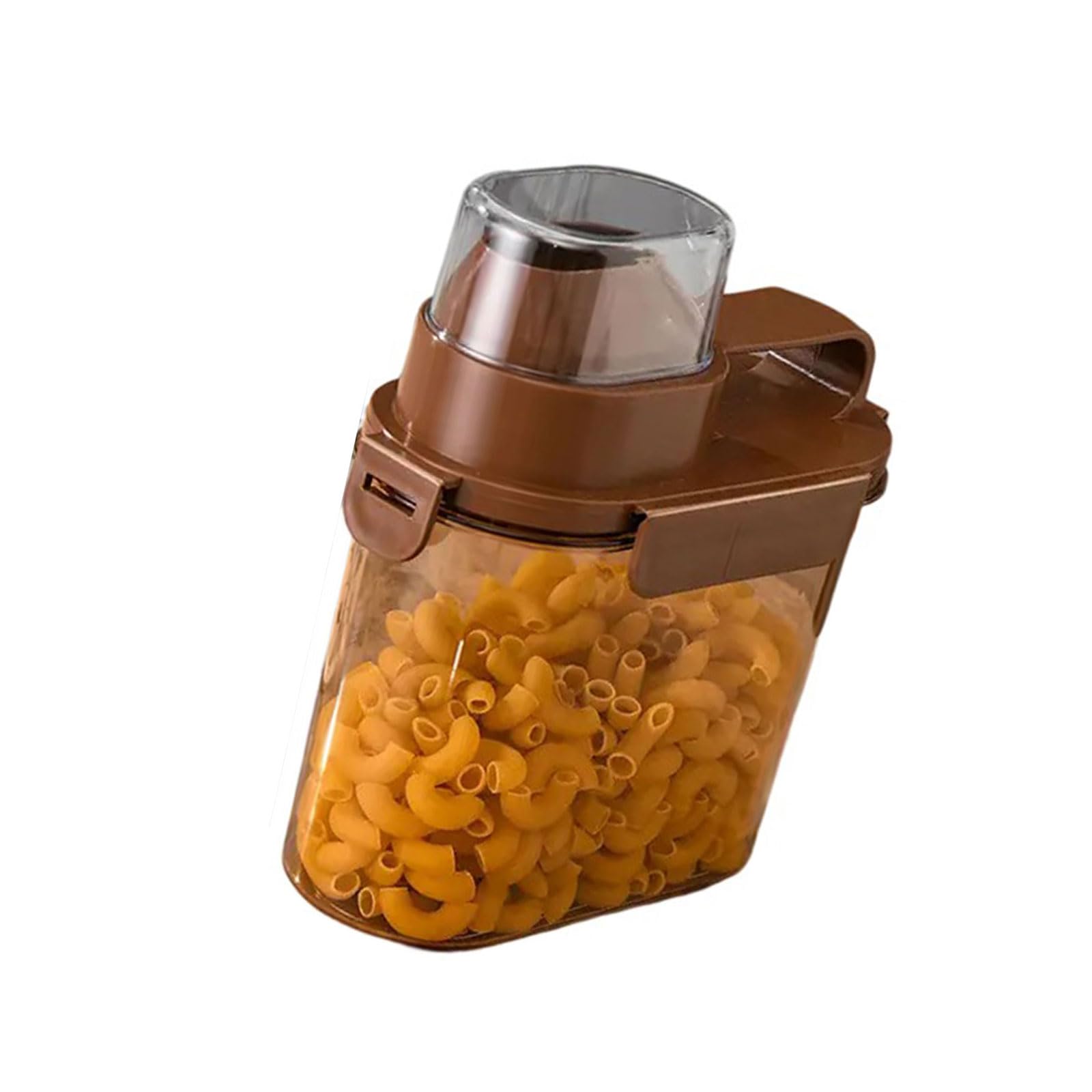 Hsioluted Sturdy Food Storage Unit Grains Jar Dry Food Dispenser Seal Containers for Kitchen Pantries or Travel Use Travel Snacks Holder