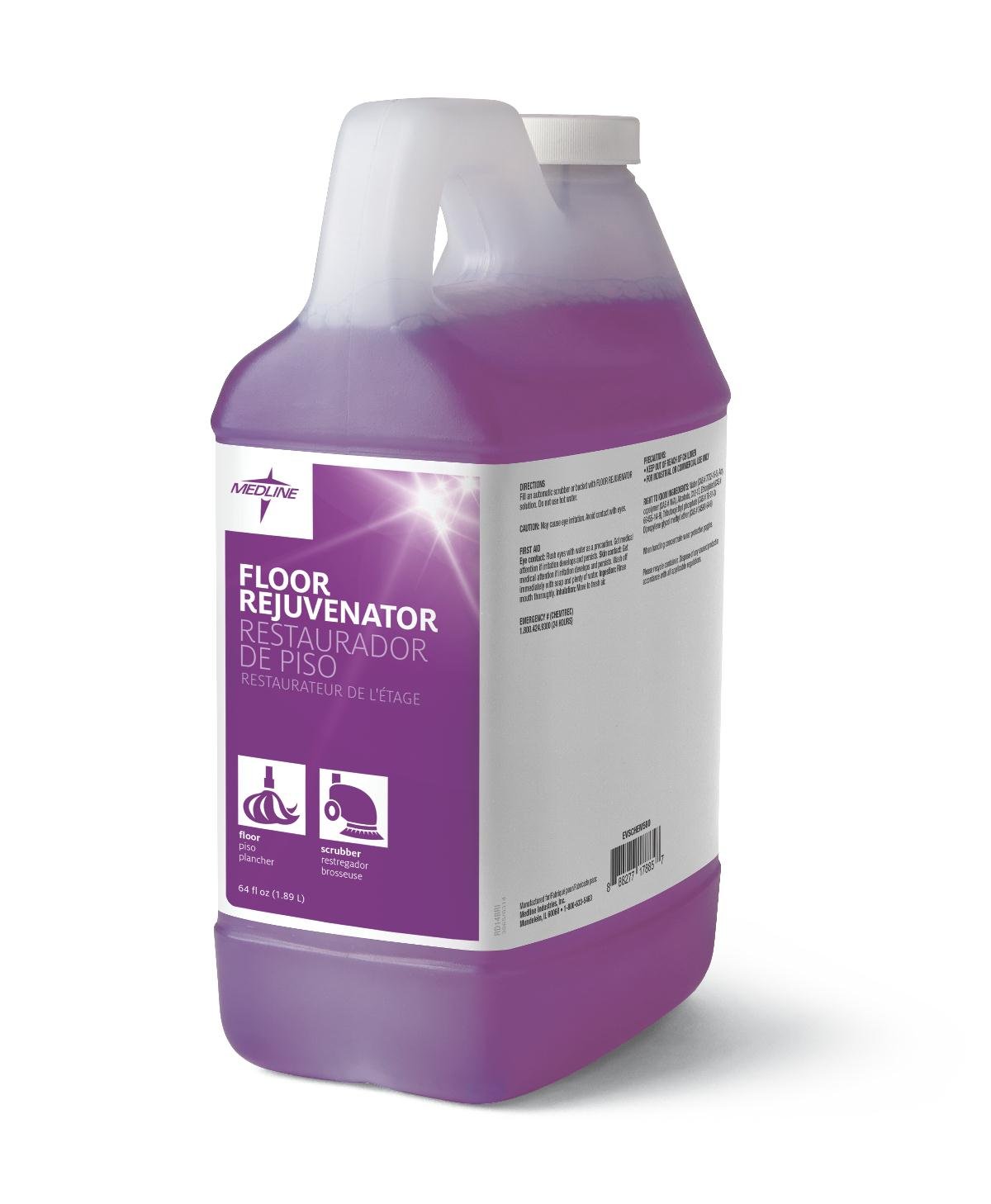 Medline EVSCHEM580 Floor Maintainer, 1/2 gal (Pack of 4)