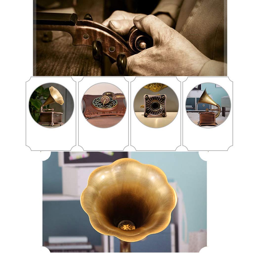 Vintage Bluetooth Lautsprecher mit doppeltem Stereo-Sound für klassische Musikliebhaber