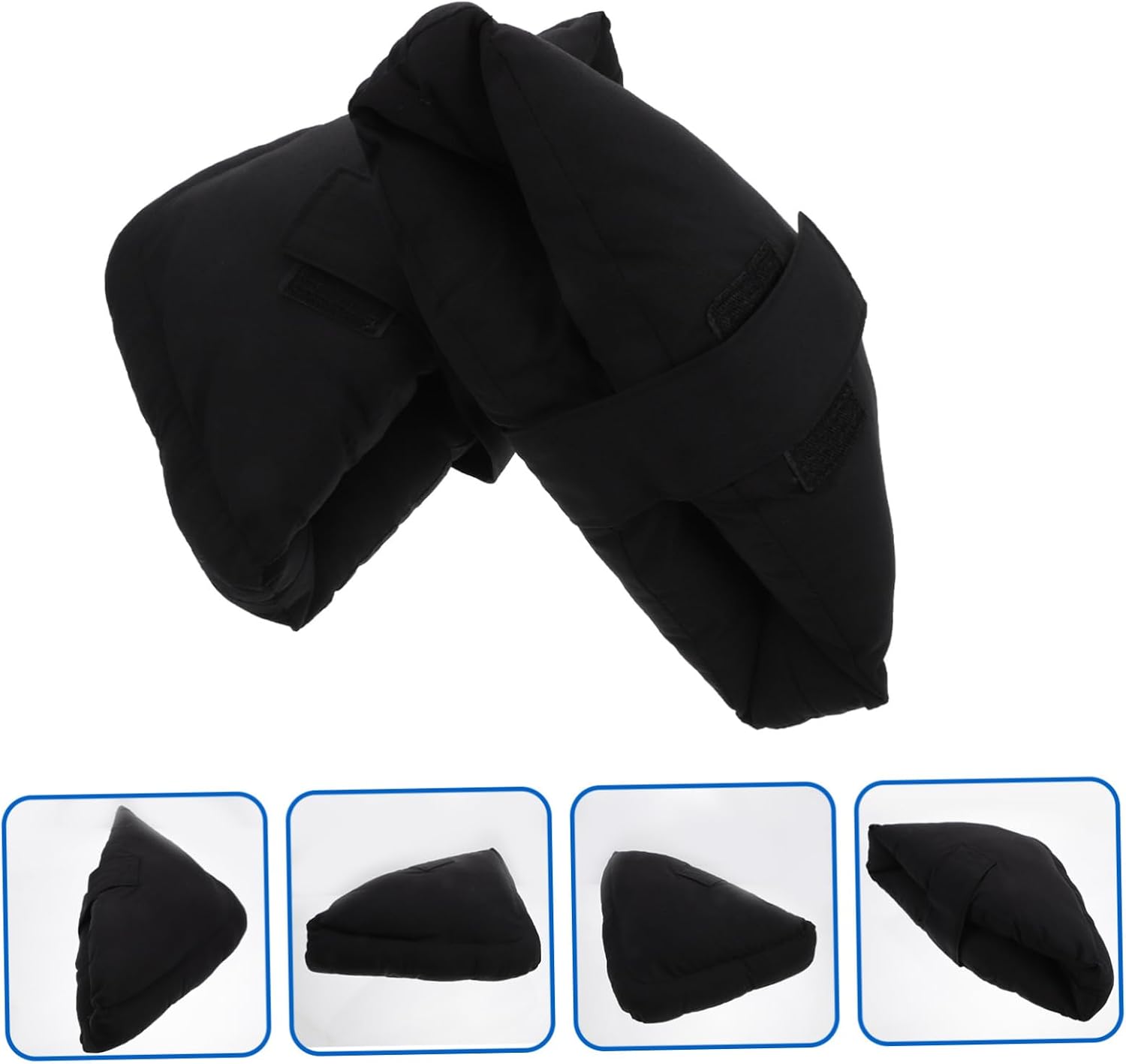 Didiseaon Elastic Heel Protectors with Comfortable Cushions Pressure Relief Pillows for Bedsores Prevention Adjustable Sticky Strap Support for Ankle Stability Household Foot