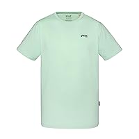 Schott NYC Tscasual - Maglietta da Uomo, Verde