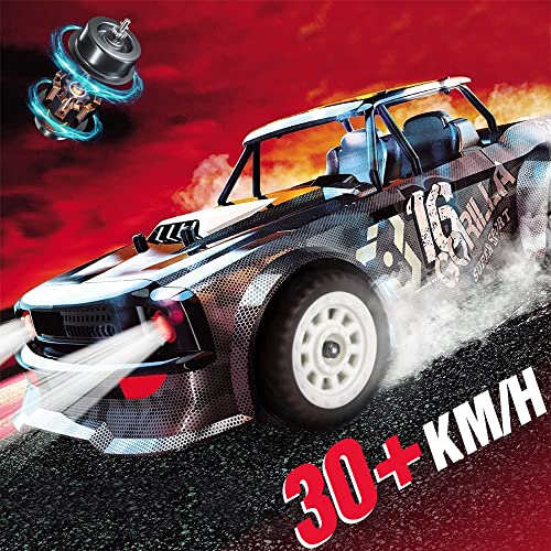 Supdex Remote Control High Speed Car, 1/16 20MPH Fast RC Compatible with Drift and Race, 2.4GHz ESP Drifting Car with Steering Control 4WD Fast Hobby Grade Rally Racing Truck for Adults and Kids - Image 3