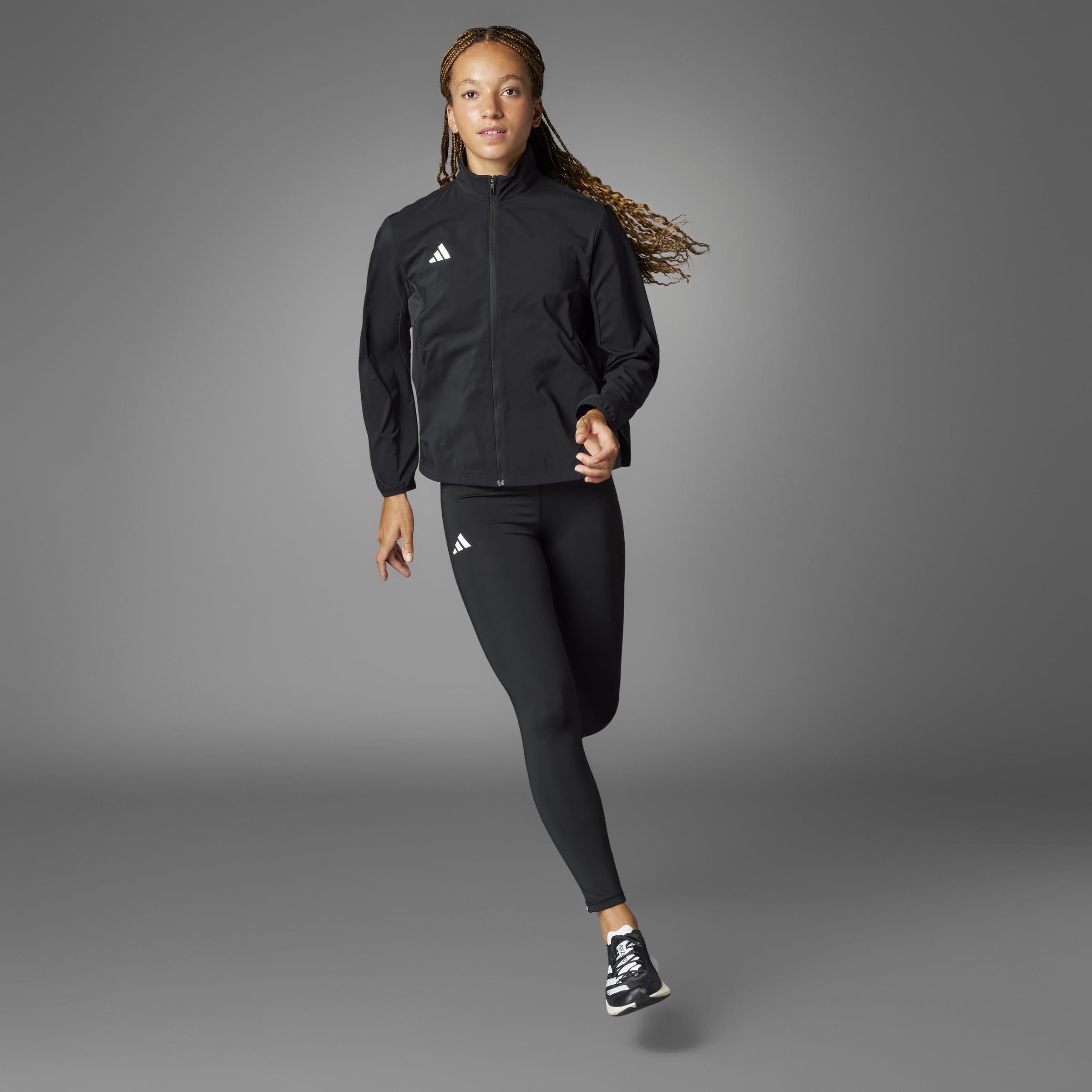 Adidas Seasonal Essentials Racing - Cardigan da Donna con Cappuccio e Cerniera Intera (Confezione da 1)