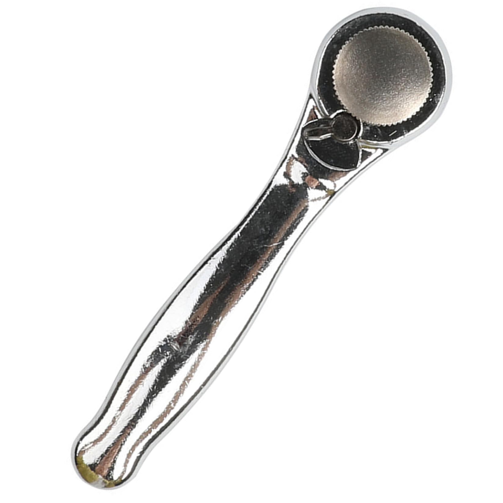Mini Ratchet, 72-Tooth 1/4 Inch Drive Magnetic Alloy Ratchet Screwdriver for Narrow, Small Spaces Bit