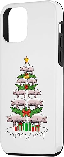 Miniatura 2 de iPhone 12 mini Pig Christmas Tree Pig Owner Xmas Party Pig Lover Case