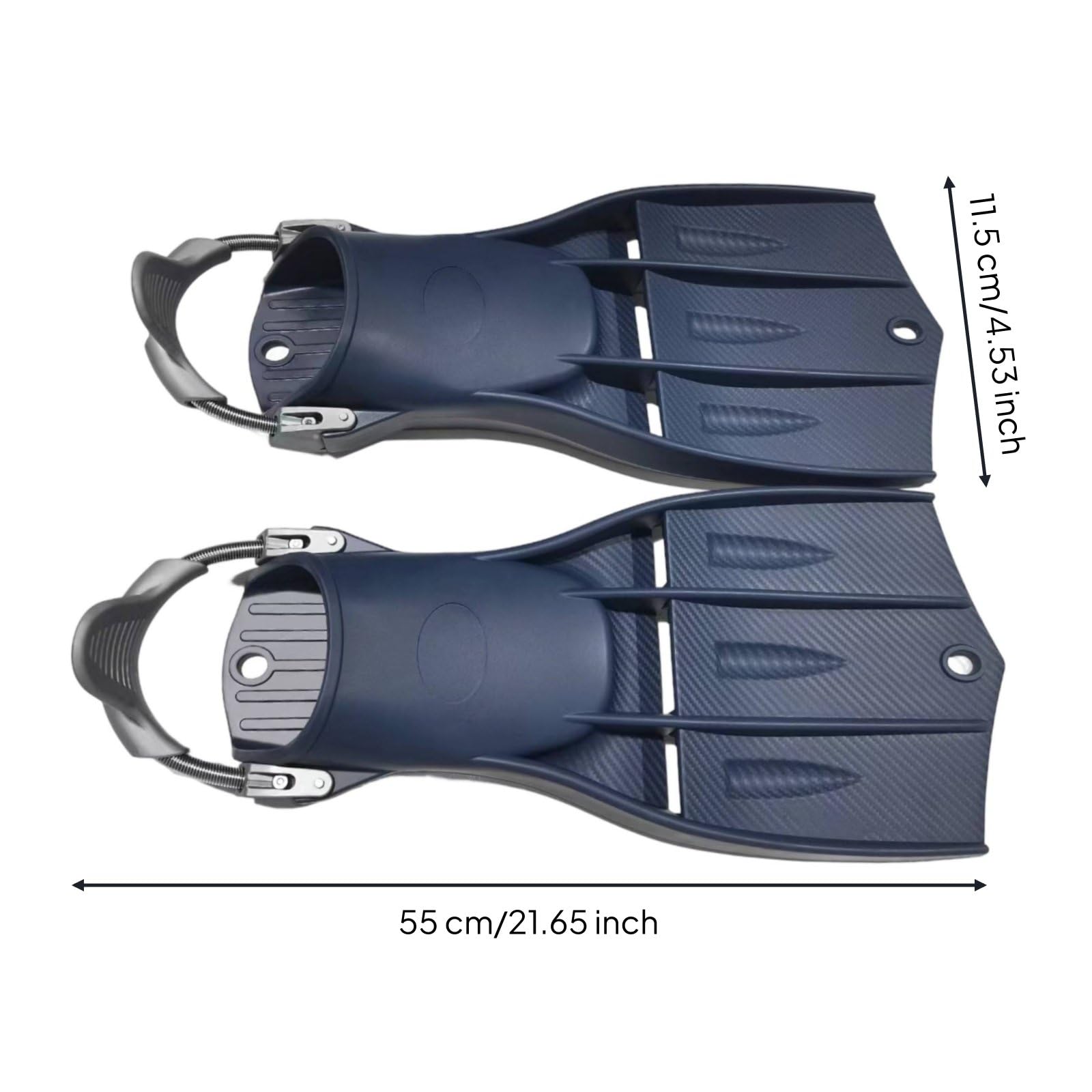 Aletas de Buceo para Actividades Acuáticas Flippers para Entrenamiento y Snorkel con Correa Elástica y Material TPE Propulsión Mejorada Adecuadas para