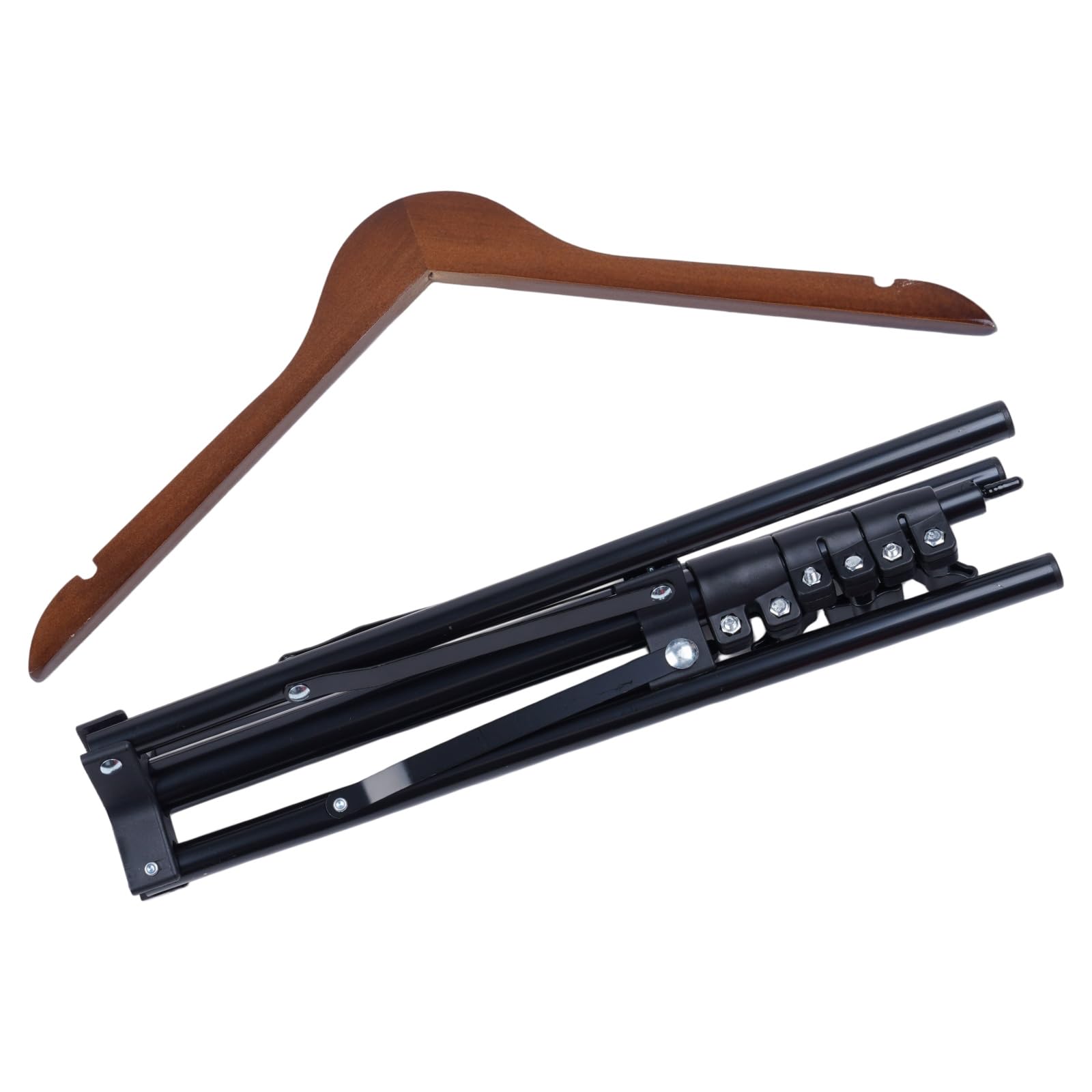 Kaeltsyn Duty Rotating Clothing Rack with Tripod Base Perfect for Ironing and Outfit Presentation Sturdy Iron Holder