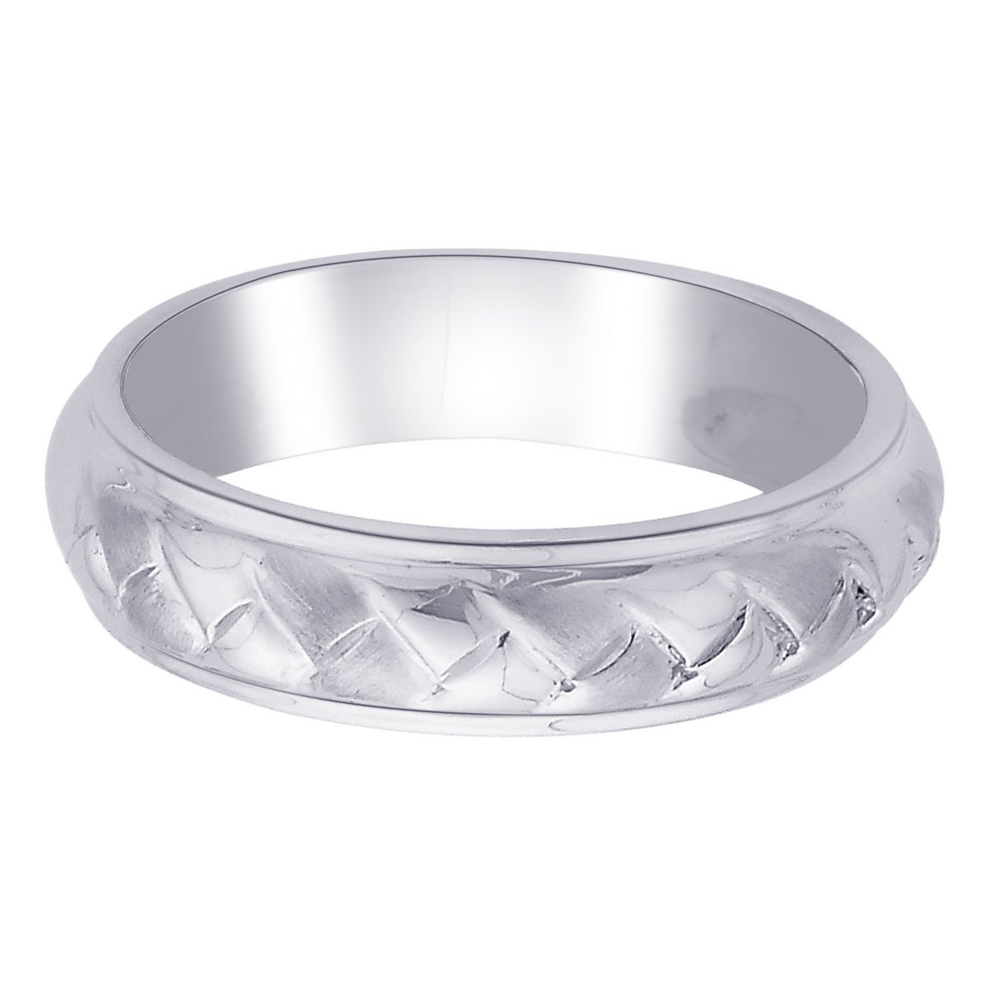 DEBEN AND HILL Platinum Plated 92.5 Sterling Silver Ring Made with ...