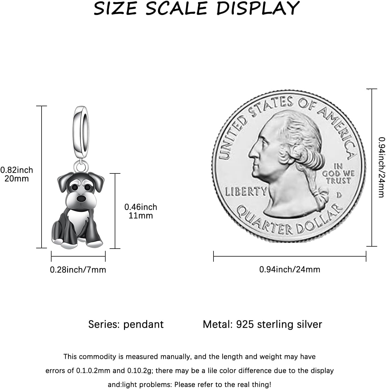 Cute Schnauzer Charm Beads for Women - 925 Sterling Silver Schnauzer Charms for Bracelet Animal Dog Bead Jewelry Gift for Mom Daughter Pet Lover - Image 6