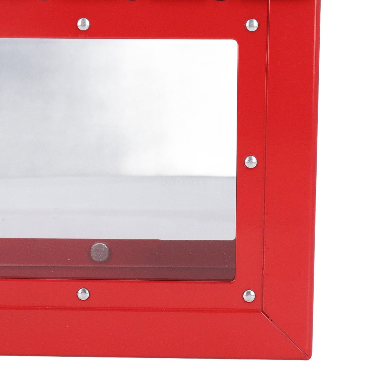 Caja de Candado de Grupo de Seguridad Caja de Bloqueo Duradera Portátil para Uso Industrial Capacidad de 12 Candados Acero Rojo