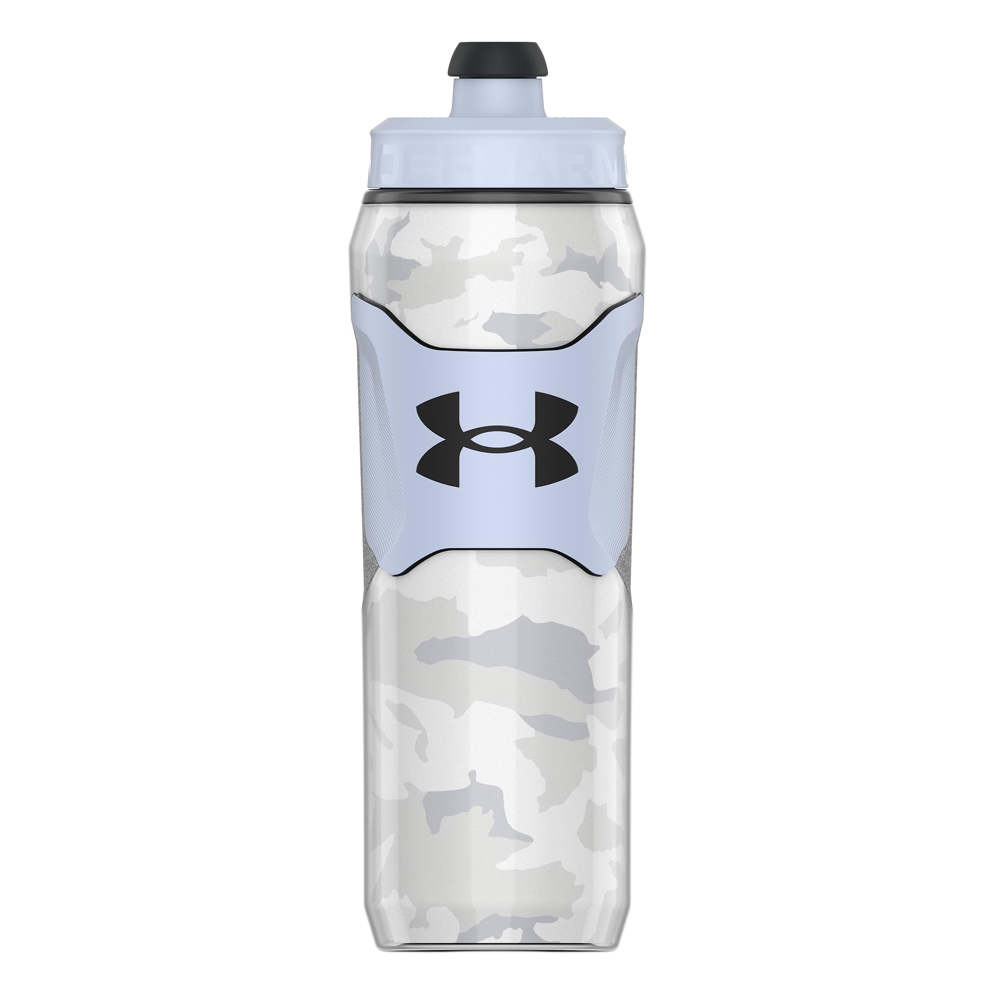 Under Armour Playmaker Squeeze Insulated 2, Sport-Wasserkrug, auslaufsicher, für Baseball, Fußball und mehr, 794 ml, Weiß