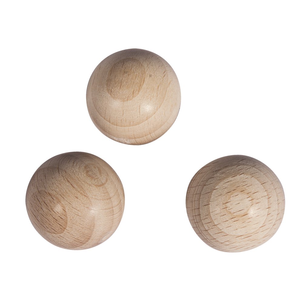 Sfera in legno grezzo FSC® 40 mm / 3 pz. acquista da OBI