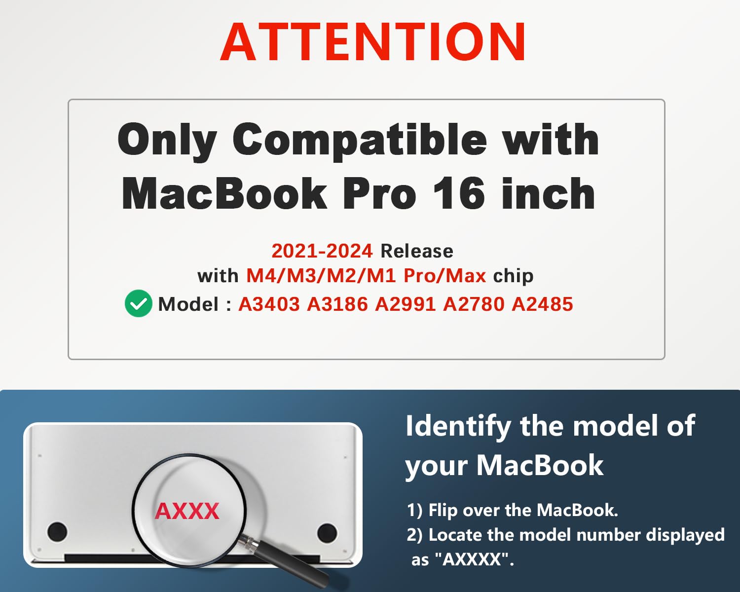 NPUOLS Custodia Protettiva per 2024-2021 MacBook Pro 16 Pollici Cover M4 M3 M2 M1 Pro Max A3403 A3186 A2991 A2780 A2485, 16,2" Opaco Rigide Protection Cover e Sottile TPU UE Tastiera Cover, Nero