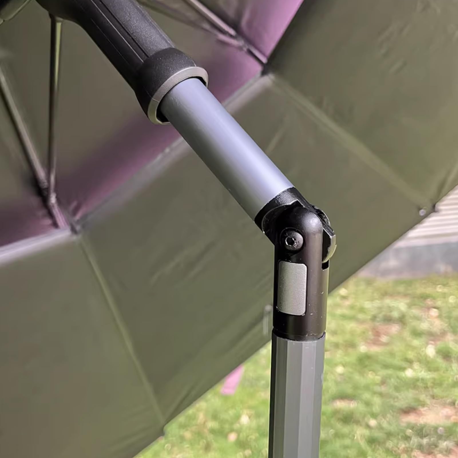 Parasol ogrodowy Cantilever, wiatroszczelny parasol plażowy z odchylanym aluminiowym drążkiem