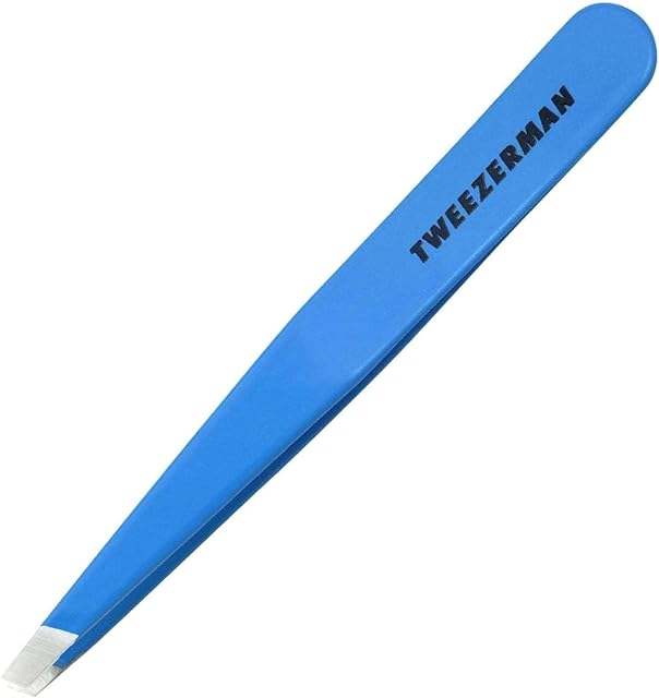 Tweezerman Pęseta do brwi, niebieska biżuteria, 1 opakowanie (1 x 1 sztuka)