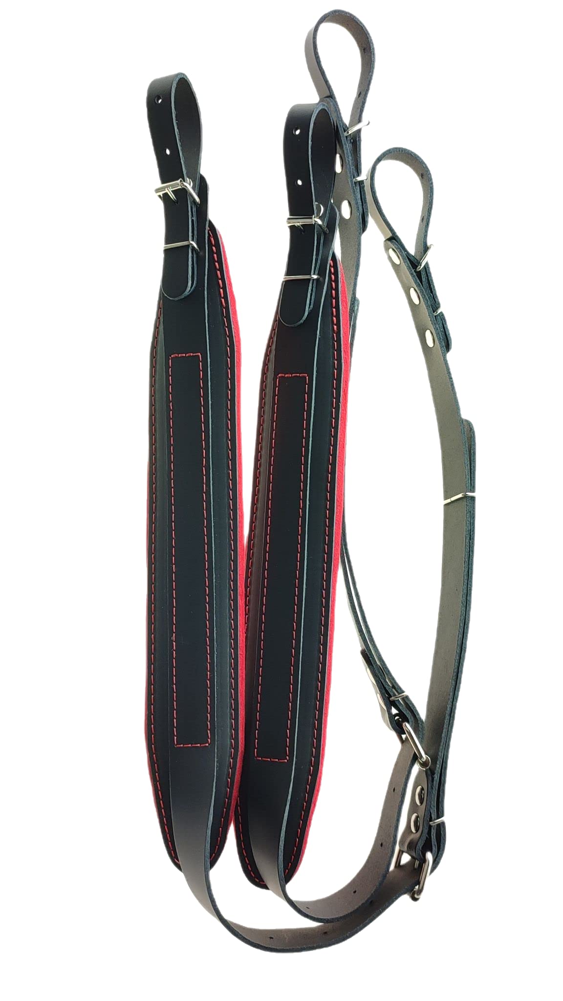 Sangle en cuir pour accordéon de qualité supérieure - Bretelles de 5 cm - 60-120 Bass