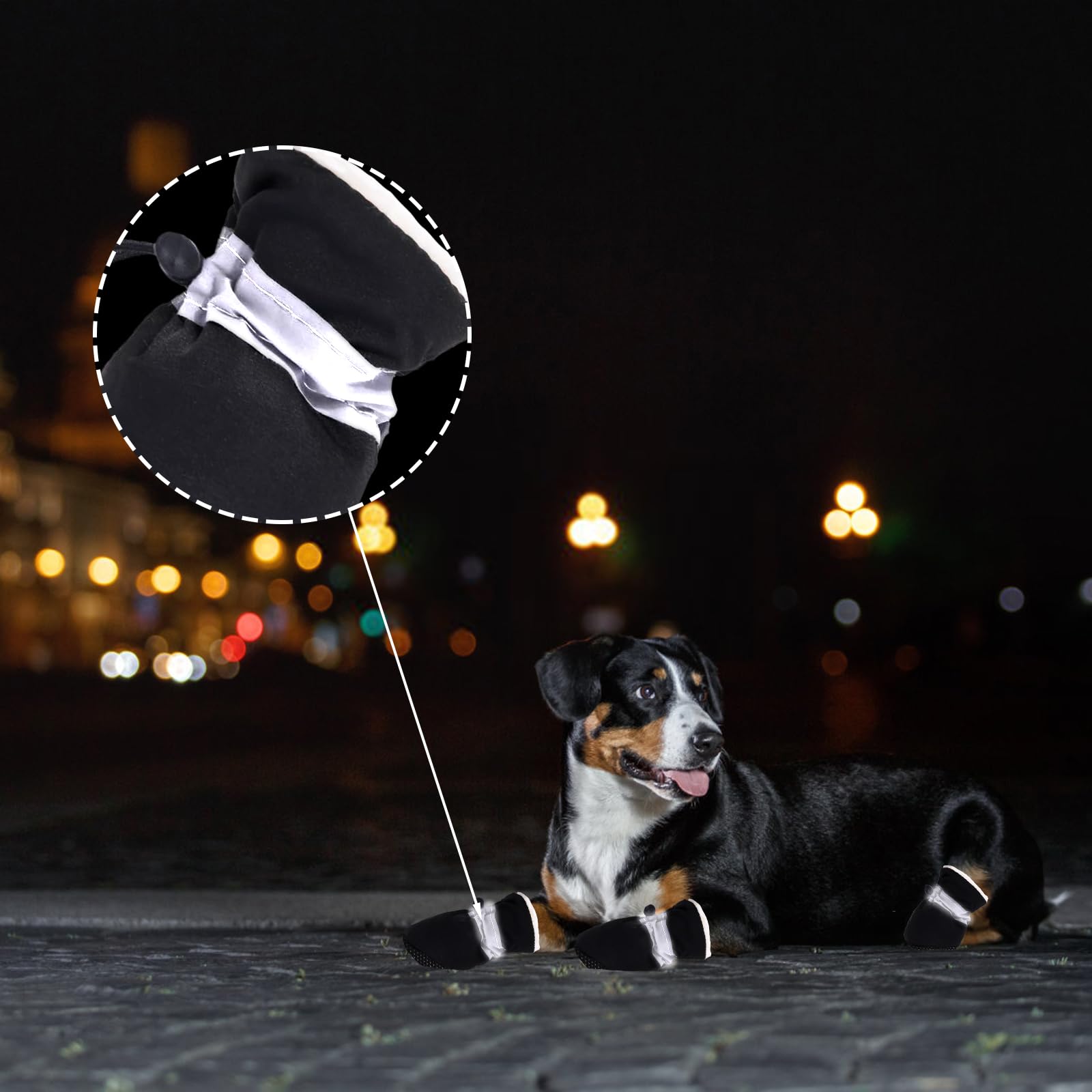 Scarpette Protettive Per Cani - Morbide, Traspiranti, Resistenti All'acqua, Per Recupero Chirurgico - Foto 6