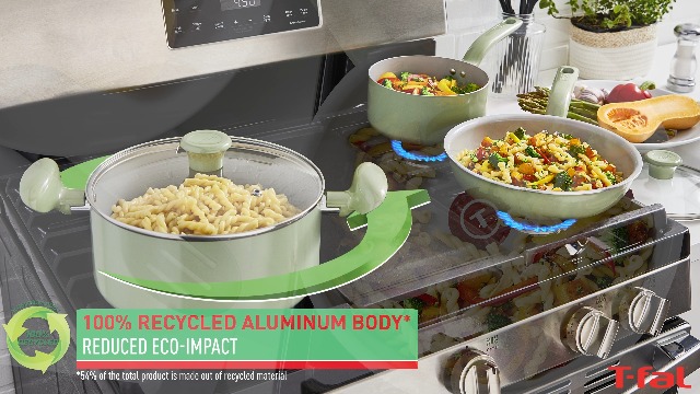 T-FAL Excellence Ceramic, 10 Piece Ceramic Non-Stick Cookware