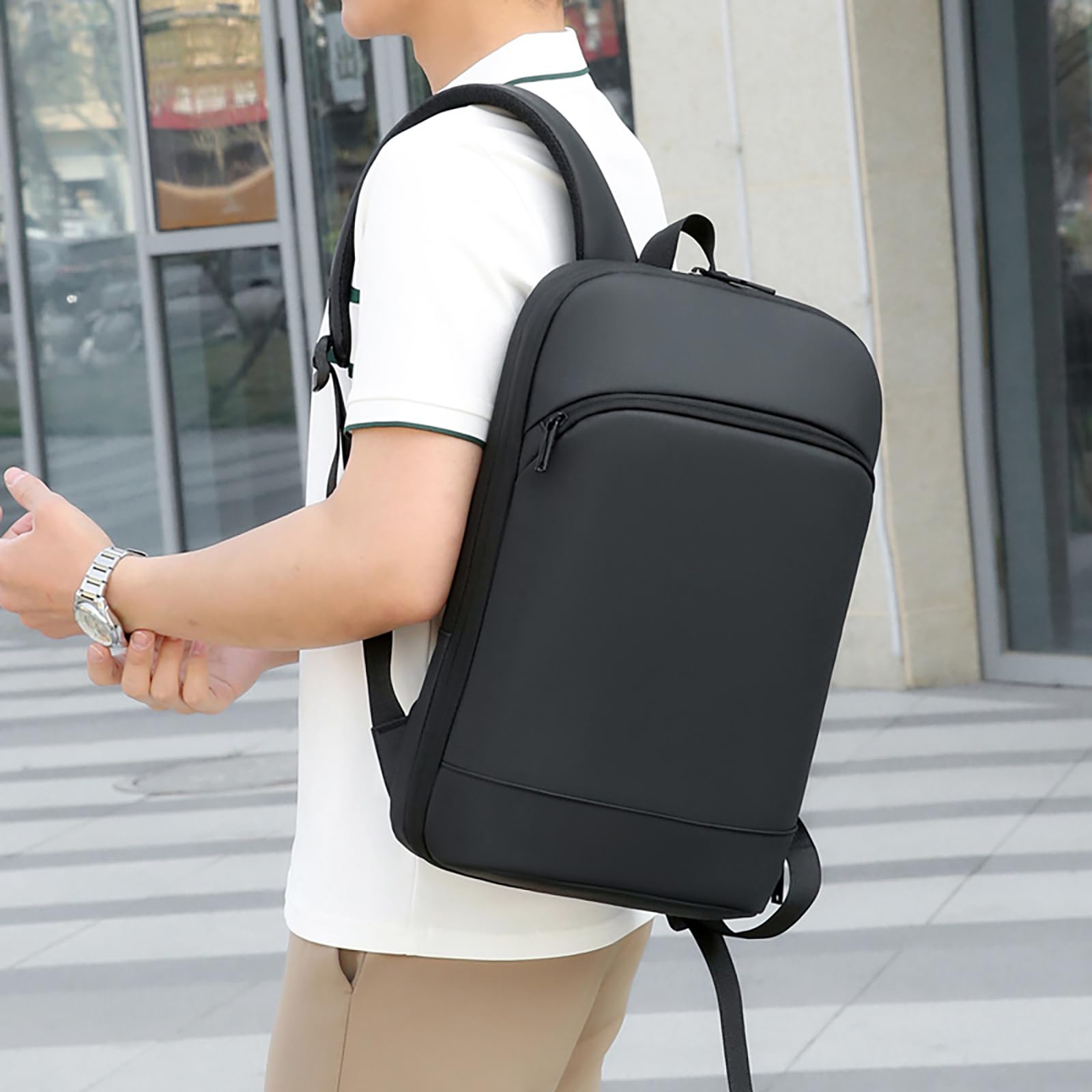 Zaino Porta PC Ultra Slim Espandibile per Portatile fino a 16 pollici Borsa Sottile Leggero Impermeabile KM20