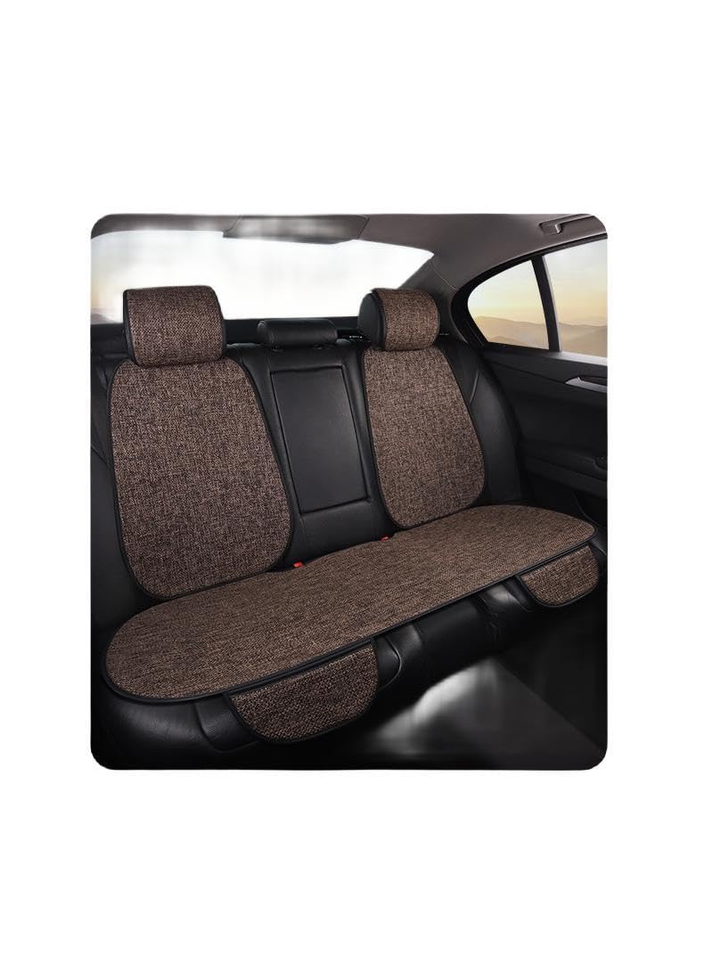 Autostoelhoezen Complete Set voor Mini Clubman R55 F54 2007-2023, Leren Stoelhoezen Voor En Achter 5-Zitsbeschermers Waterdicht Ademend,A/Black