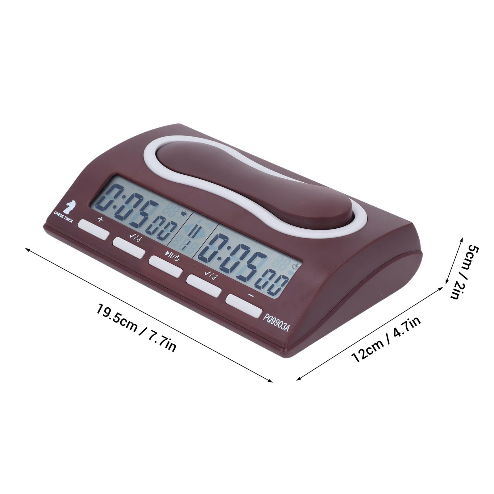 Modalità di ritardo Orologio digitale Modalità di ritardo Countdown Professional Multifunzione Timer Orologio a scacchi per Giochi da tavolo
