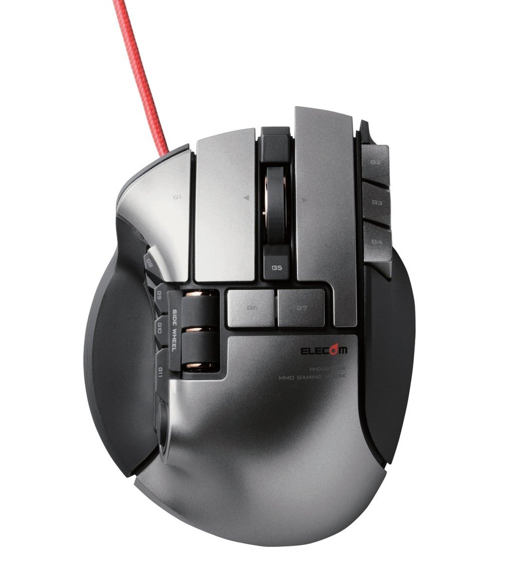 Amazon.co.jp: エレコム ゲーミングマウス 有線 19ボタン 5000dpi 2PC 