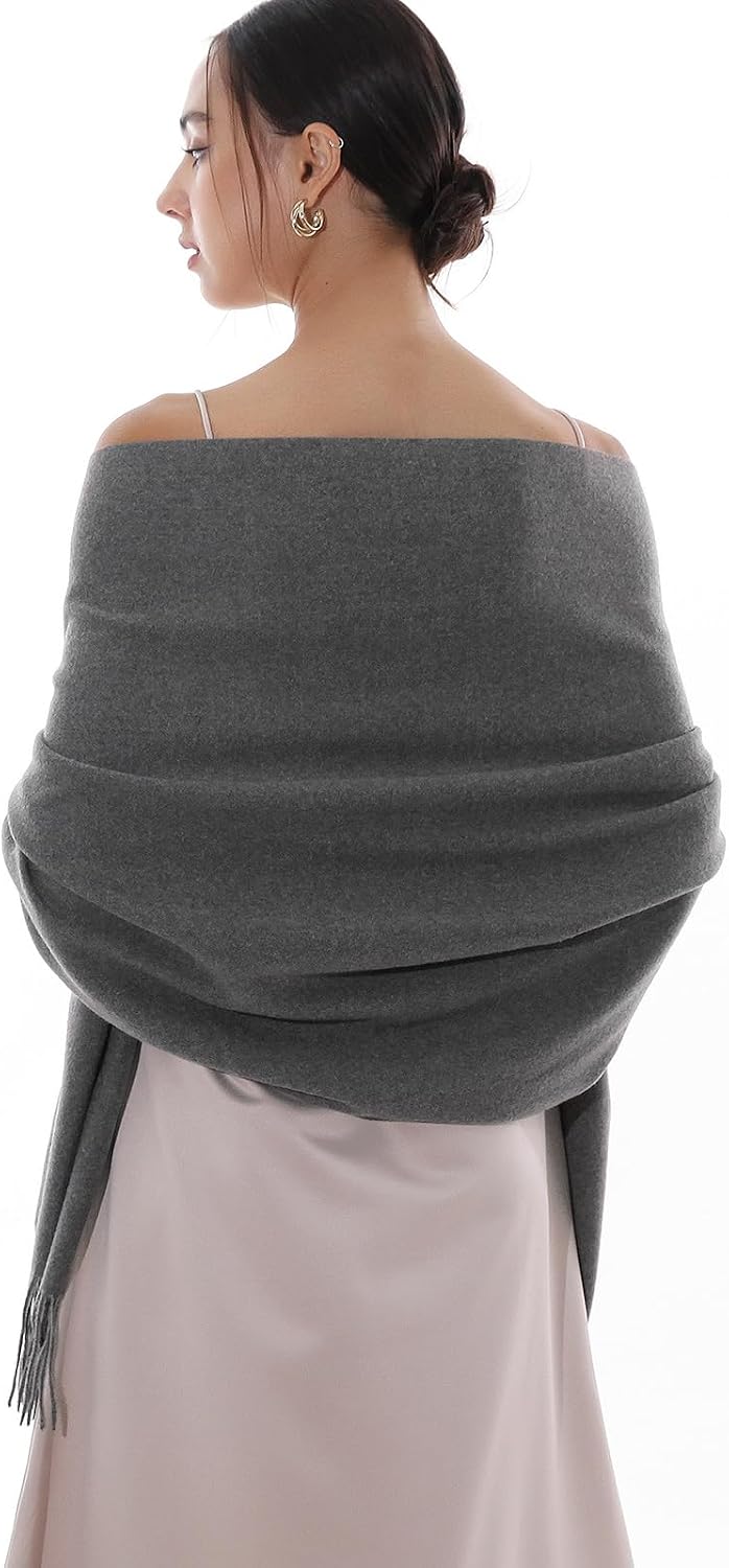  Winter Scarfs for Women Pashmina Shawls Wraps for Evening Dresses Large Warm Soft Scarves thumbnail