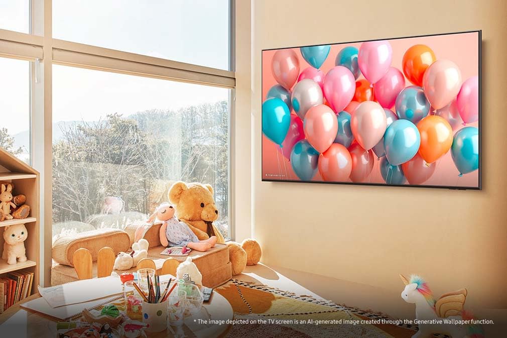 Samsung QLED Q7F2 4K 43 Zoll (108 cm) UHD Fernseher, Q4 AI Prozessor, Quantum Dot für Reale Farben, 4K Upscaling, Knox Security, Gaming Hub, Kostenlose Inhalte, Samsung Vision AI Smart TV