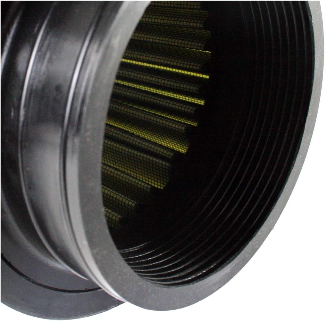 aFe POWER Magnum FLOW Universal Air Filter w/Pro GUARD 7 Oiled Media - 4" Inlet, 12" Tall - #72-90068