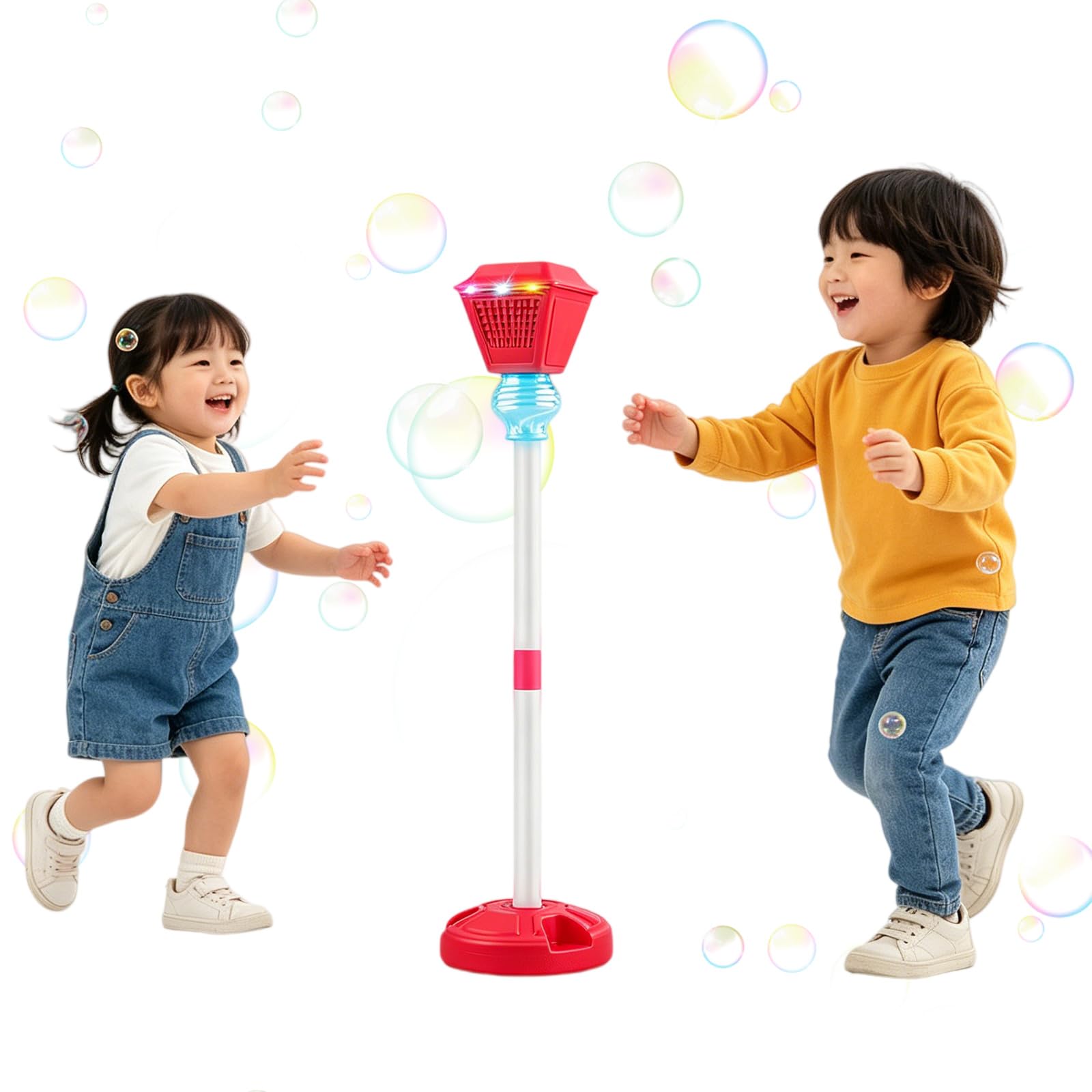 Magical Bubble Torch lampa ogrodowa ze światłami i muzyką