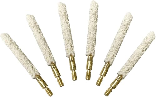 Miniatura 3 de . 22 Cal Bore Mop Gun Cepillo de limpieza para pistola de rifle de 22 lr (6 piezas)