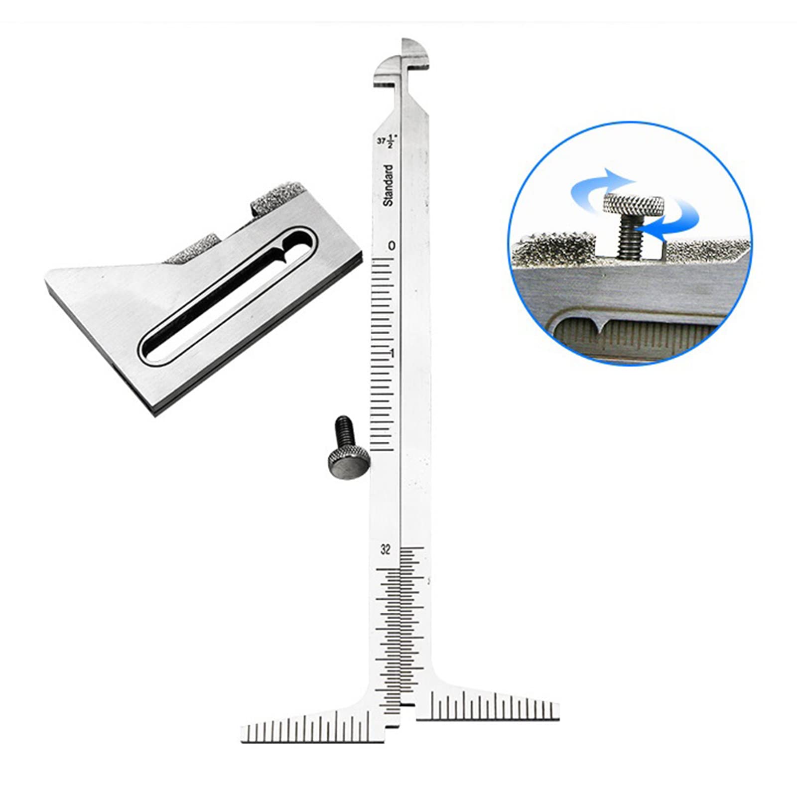 Jauge de soudage en acier inoxydable haut et bas pouces et métriques pour mesure de tuyau après montage/alignement pour 3 jauges de soudage 32 mm outil de mesure