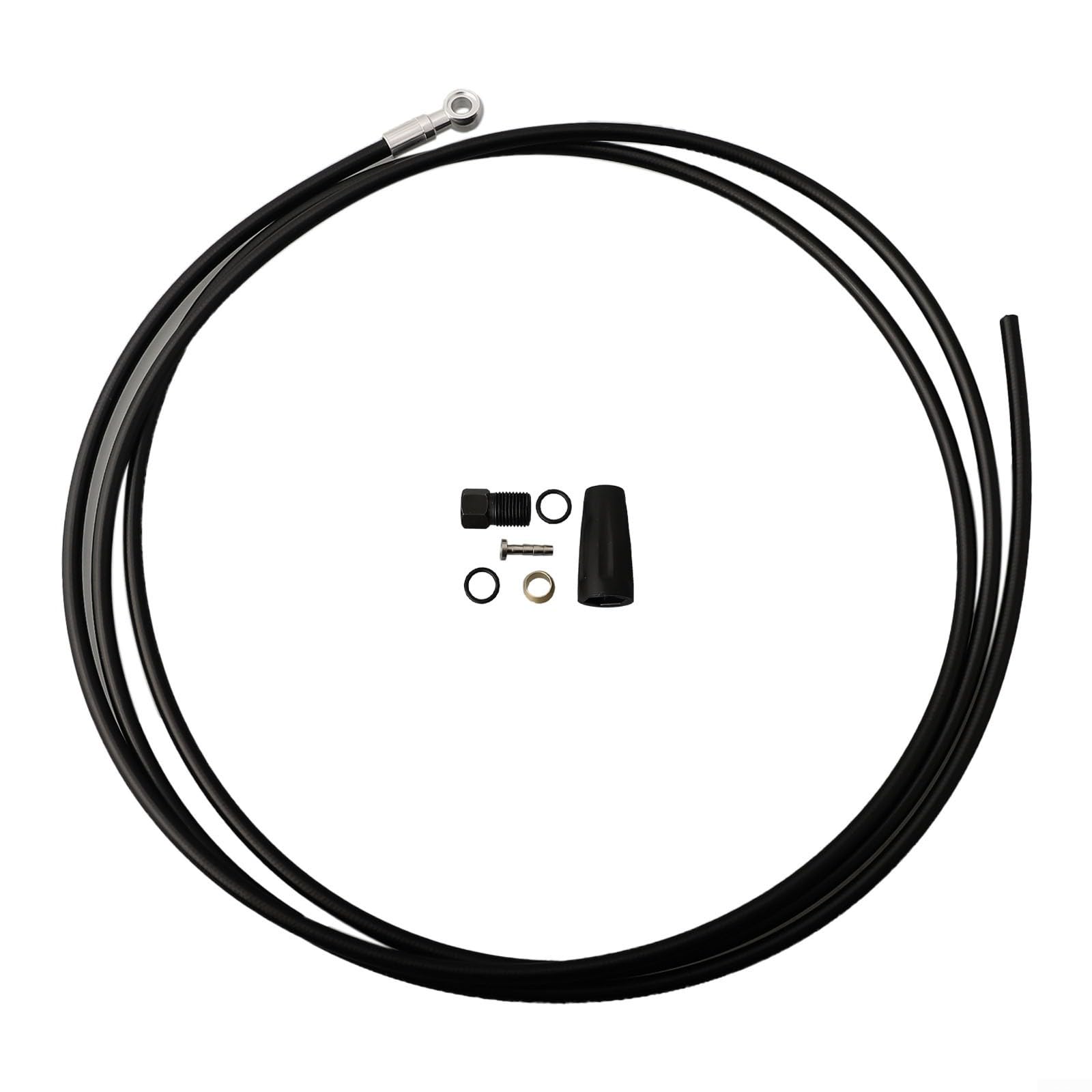 HOHOVYVY Brake Hose Set for BH90 for SLX M7000 M7100 for XT M8000 for XTR M9000 M9020 Series (Black)