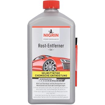 NIGRIN Rust Remover Gel Removes Thick Rust Layers Protects Metal Surfaces 1 Litre