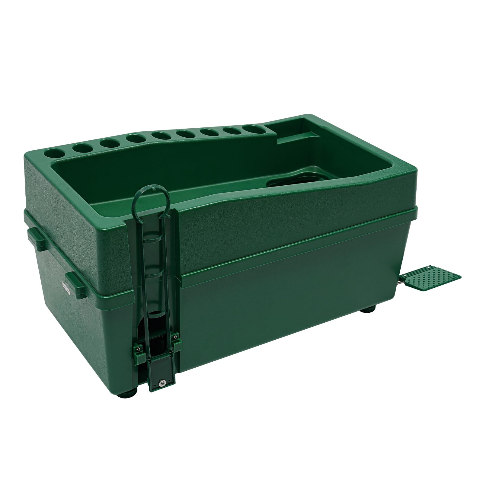 SOKDNHF Automatic Golf Ball Dispenser, Automatic Golf Ball Tee Up Machine with 9 Club Jacks, Powerless Golf Ball Dispenser Tool for Indoor Simulations, Private Practice Areas and Driving Ranges