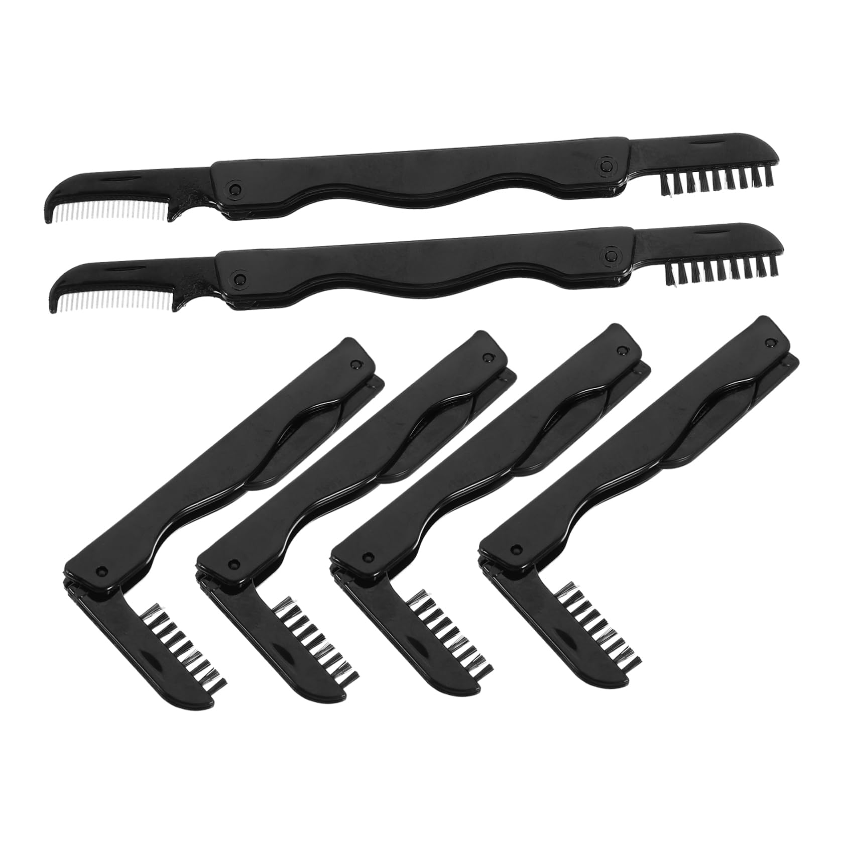 Didiseaon -in-one Eyebrow Makeup Kit: 6 Eyebrow Brushes Comb Stylish Easy to Use for Women