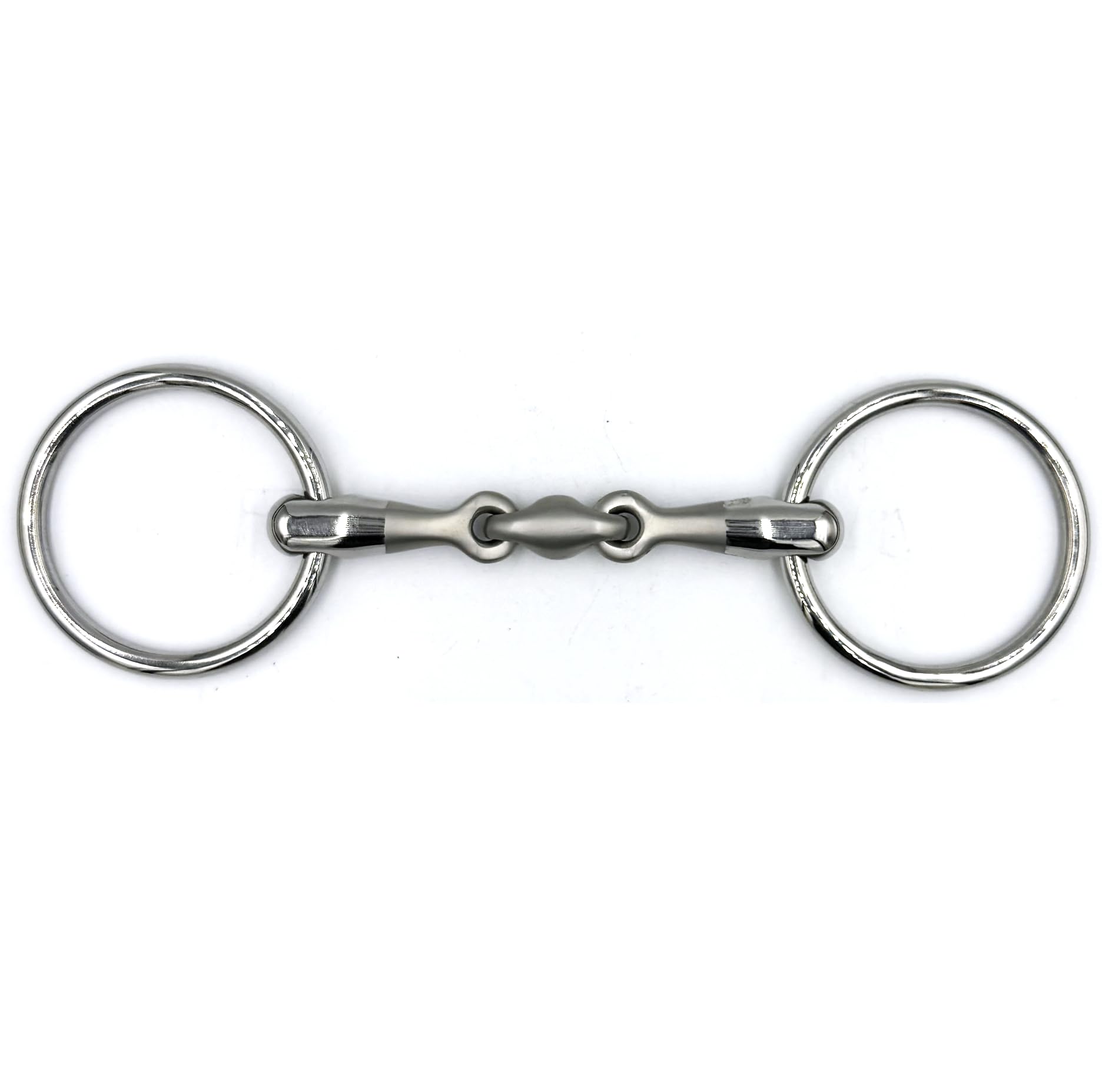 ES0276 Wassertrense Doppelt Gebrochen Sandgestrahlt 60mm/14mm, 13.5 cm